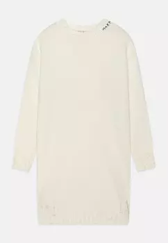 Трикотажное платье Marni, белое