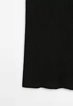 Трикотажное платье Massimo Dutti, черный