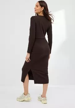 Трикотажное платье MATERNITY NURSING Next, коричневый