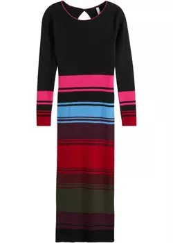 Трикотажное платье макси Bodyflirt Boutique, черный