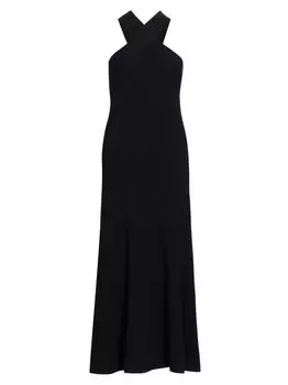 Трикотажное платье макси Crossing Paths Le Superbe, черный