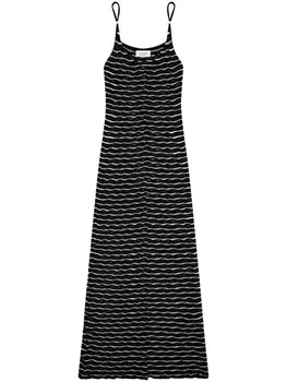 Трикотажное платье макси Laneus, черный