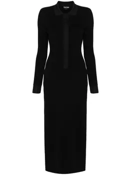 Трикотажное платье макси TOM FORD, черный