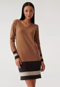 Трикотажное платье Medi TATUUM, цвет beige camel