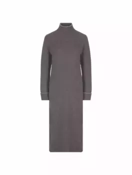 Трикотажное платье миди Eleventy, серый