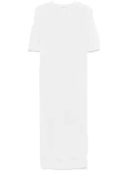 Трикотажное платье миди JIL SANDER, синий