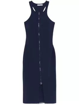 Трикотажное платье миди Patrizia Pepe Essential, синий