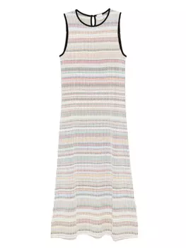 Трикотажное платье миди Paul Smith, черный