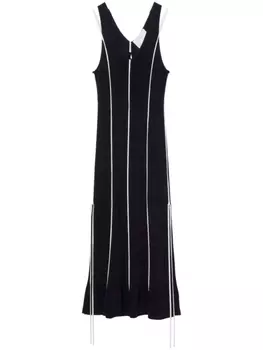 Трикотажное платье миди с окантовкой 3.1 Phillip Lim, синий