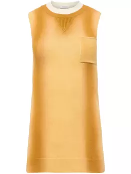 Трикотажное платье мини JW Anderson, желтый