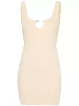 Трикотажное платье мини La Robe Sierra JACQUEMUS, желтый