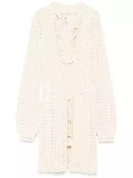 Трикотажное платье мини VALENTINO GARAVANI, нейтральный