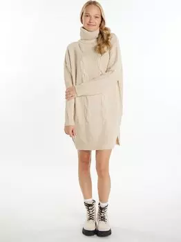 Трикотажное платье Mymo, бежевый