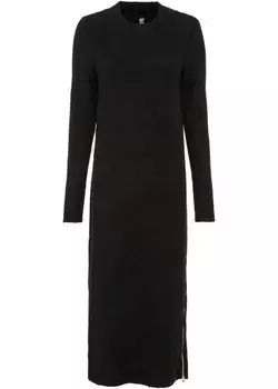 Трикотажное платье на молнии Rainbow, черный