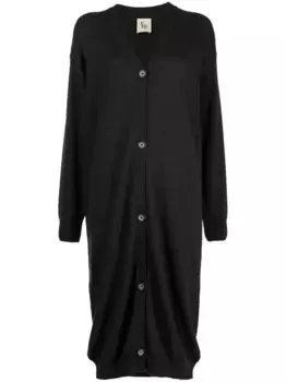 Трикотажное платье на пуговицах PAULA, зеленый