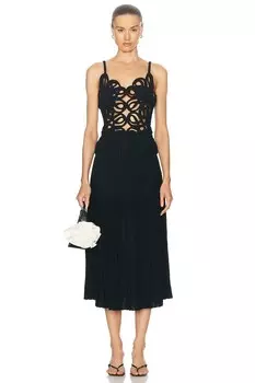 Трикотажное платье Налда Cult Gaia, черный