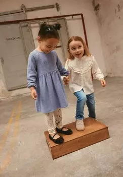 Трикотажное платье Name it, голубой лед