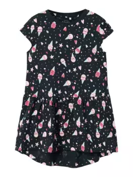 Трикотажное платье Name It "NMFVIGGA CAPSL DRESS F1 NOOS", цвет Dark Sapphire