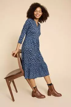 Трикотажное платье Naya White Stuff, синий