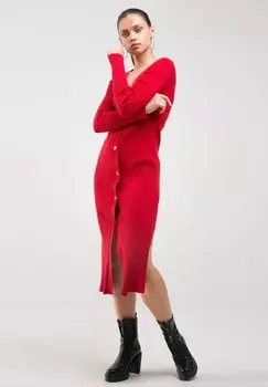 Трикотажное платье NEKA Big Star, красный