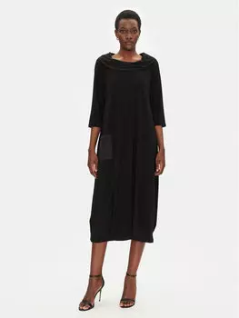 Трикотажное платье обычного кроя 251198 Joseph Ribkoff, черный