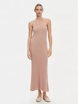 Трикотажное платье обычного кроя 3M0563C Kontatto, розовый