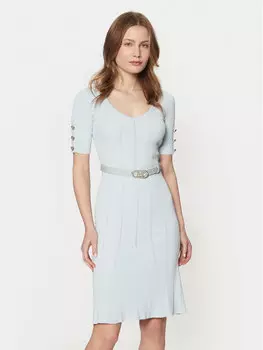 Трикотажное платье обычного кроя 5RGK07 5810Z Marciano Guess, синий