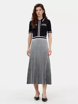 Трикотажное платье обычного кроя A1W13026 Karl Lagerfeld, черный
