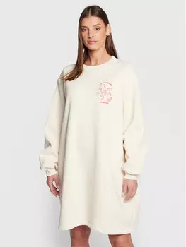 Трикотажное платье обычного кроя American Vintage, экрю