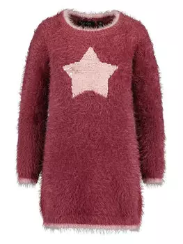 Трикотажное платье обычного кроя Blue Seven, розовый