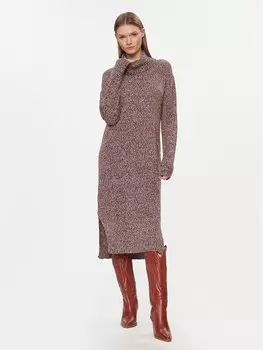 Трикотажное платье обычного кроя Brave Soul, коричневый