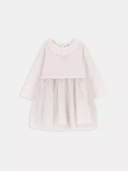 Трикотажное платье обычного кроя Coccodrillo, экрю