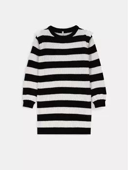 Трикотажное платье обычного кроя Coccodrillo, мультиколор