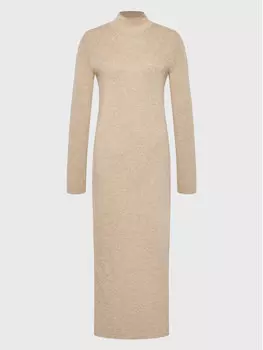 Трикотажное платье обычного кроя Ecoalf, экрю