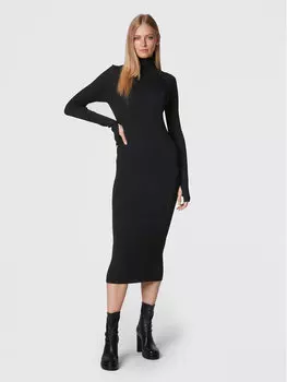 Трикотажное платье обычного кроя Herskind, черный