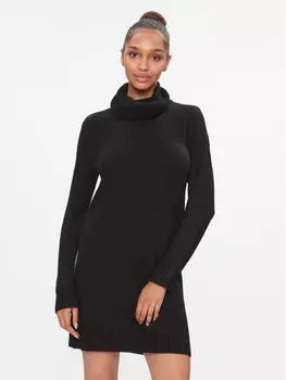 Трикотажное платье обычного кроя Jdy, черный