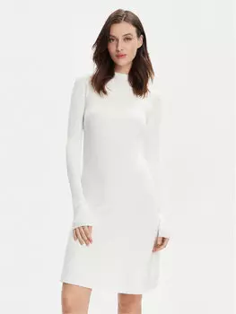 Трикотажное платье обычного кроя Max Mara Leisure, белый