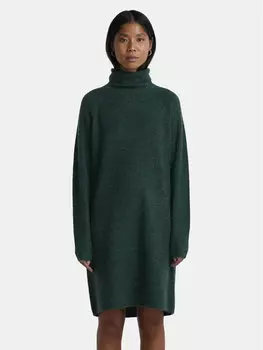 Трикотажное платье обычного кроя Pieces, зеленый