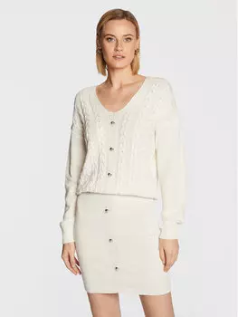 Трикотажное платье обычного кроя Rinascimento, экрю