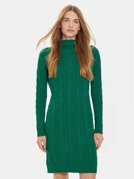 Трикотажное платье обычного кроя Tatuum, зеленый