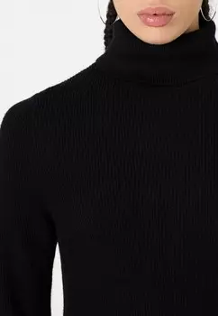 Трикотажное платье ONLSASHA ROLLNECK DRESS ONLY, черный