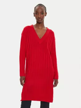 Трикотажное платье оверсайз Brave Soul, красный