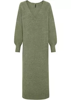 Трикотажное платье оверсайз Rainbow, зеленый