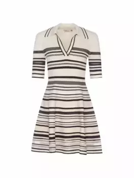 Трикотажное платье-поло Dessie Simkhai, мультиколор