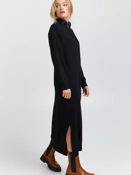 Трикотажное платье пзсара Pulz Jeans, черный