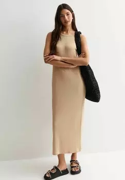 Трикотажное платье RACER MIDI New Look, цвет Stone