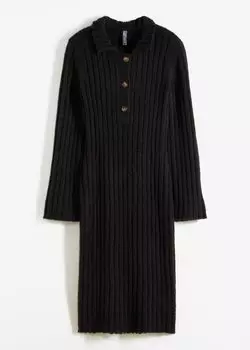 Трикотажное платье Rainbow, черный