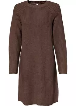Трикотажное платье Rainbow, коричневый