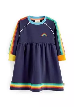 Трикотажное платье Rainbow Standard Little Bird, цвет navy
