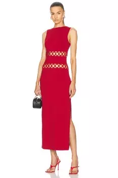 Трикотажное платье River Cult Gaia, цвет Merlot